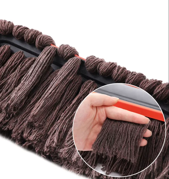 Araba Temizleme Püskülü Cilalı Birinci Sınıf Araba Toz Temizleme Fırçası - 6