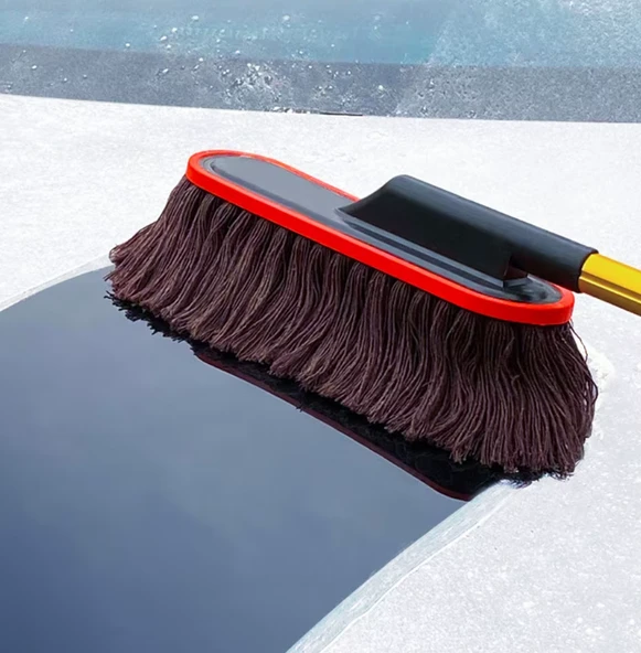 Araba Temizleme Püskülü Cilalı Birinci Sınıf Araba Toz Temizleme Fırçası - 2