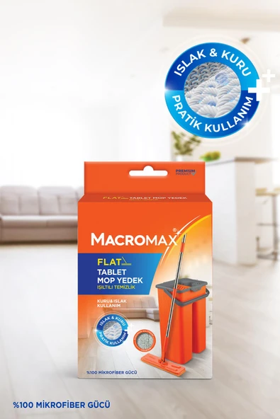 Macromax Flat Tablet Mop Yedek - 3