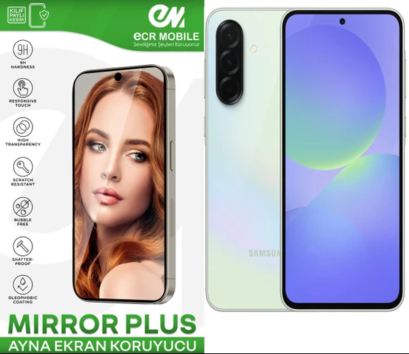 Samsung A36 ile Uyumlu Esnek Ayna(Mirror) 9H Nano Ekran Koruyucu