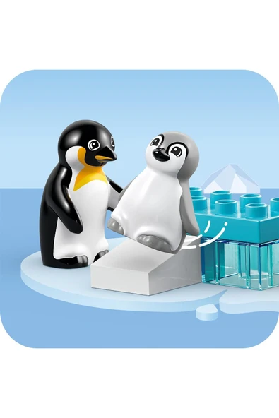 LEGO ® DUPLO® Kasabası Vahşi Hayvan Aileleri: Penguenler ve Aslanlar 10442 - 2 Yaş ve Üzeri(10 Parça) - 4