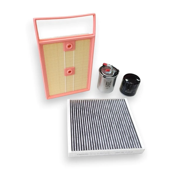 Audi A1 2015-2018 1.4 Dizel CUS Motor Bosch Filtre Seti Takımı - 3