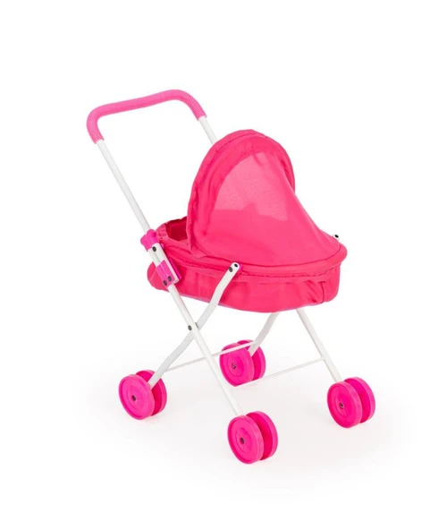 Rival Rv1002 Metal Oyuncak Bebek Arabası Fuşya - 3