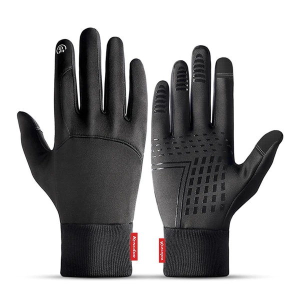 Kyncılor Outdoor Dokunmatik Rüzgar Su Geçirmez Motosiklet Eldiveni XL