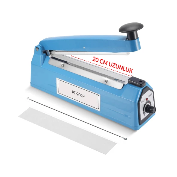 20 Cm Plastik Gövde Poşet Yapıştırma Makinesi