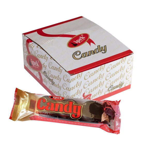 İpek Pişmaniye Çikolatalı Pişmaniye Candy 3 lü 35 gr x 12 li Kutu