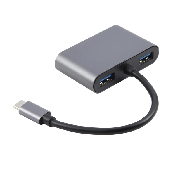 4 İN 1 USB-C / TYPE-C 3.1 - RJ45, PD VE USB X 2 ETHERNET ADAPTÖR KABLOSU - Resim 2