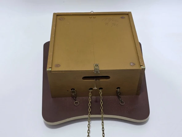 Kienzle 508/70 Antika Mekanik Duvar Saati W014 - 6
