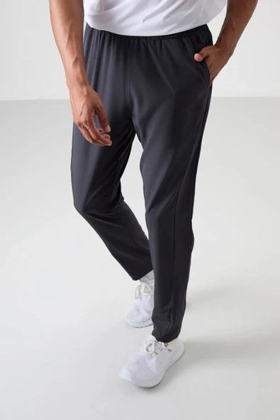 Tommy Life Polyester İnce Yumuşak Comfort Fit Erkek Eşofman Antrasit Alt - 82119 - 4