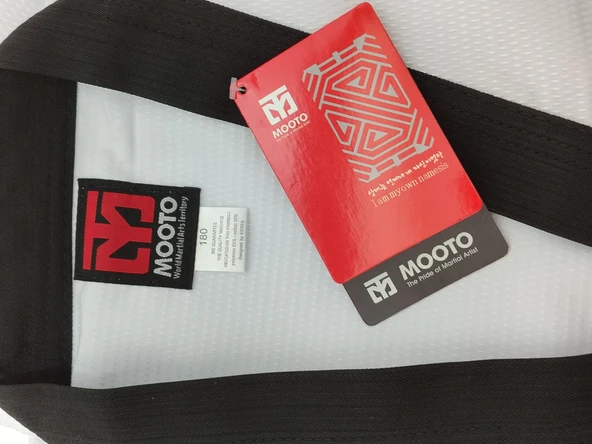 Mooto Siyah Yaka Wt Taekwondo Elbisesi 180 - 5