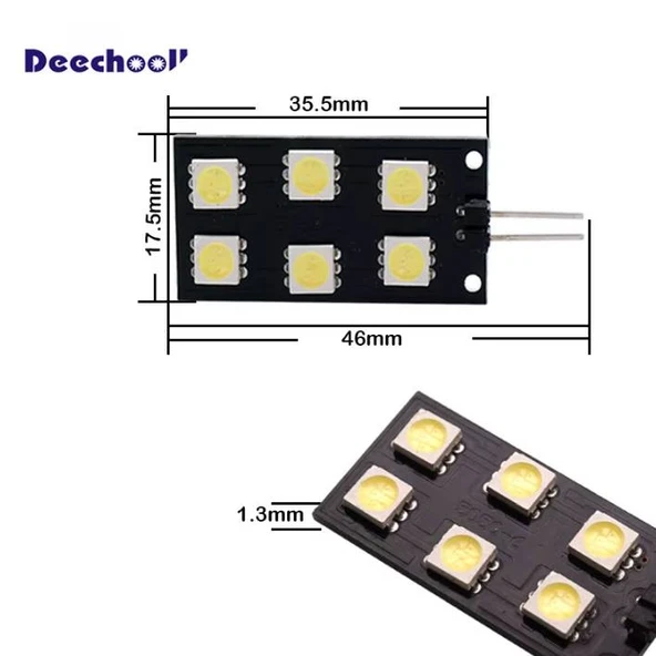 Deechooll Audi Araba İçi Ayak Boşluğu Mor Led Aydınlatma 4 Adet - 4