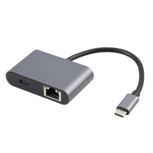 4 İN 1 USB-C / TYPE-C 3.1 - RJ45, PD VE USB X 2 ETHERNET ADAPTÖR KABLOSU