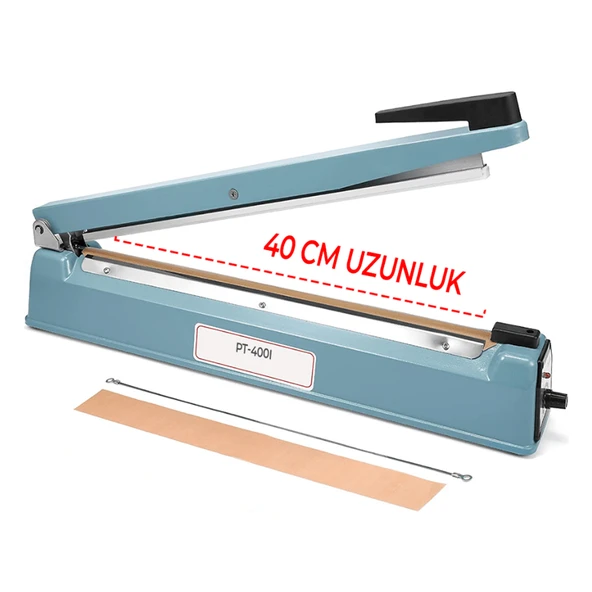 40 Cm Demir Gövde Poşet Ağzı Kapatma Makinesi