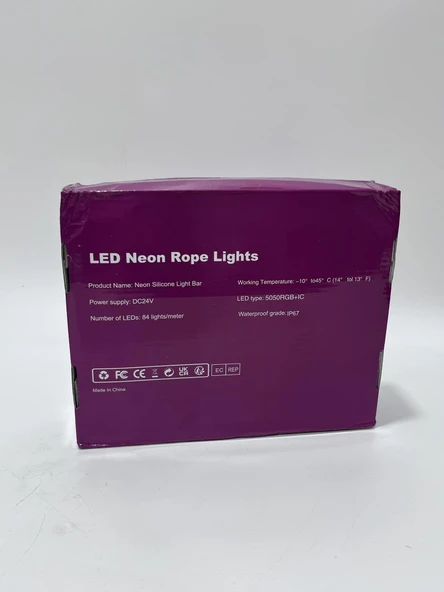 RGBIC Tuya Wifi Bt Silikon Neon Rgb Led Şerit IP67 10 Metre - 6