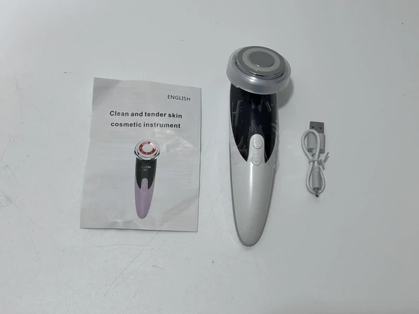 Ultrasonik Ems Yüz Temizlik Cihazı (Kutusuz) - 3