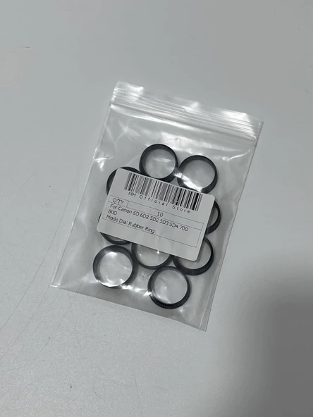 Canon Mod Kadranı Kauçuk Çevresi 10 Adet - 5
