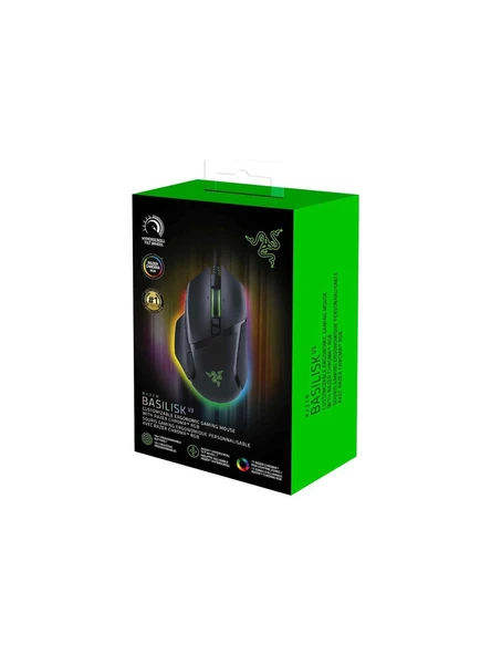RAZER BASILISK V3 RZ01-04000100-R3M1 RGB OPTIK KABLOLU OYUNCU MOUSE - 4