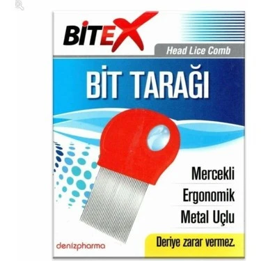 BİTEX BİT TARAĞI MERCEKLİ ERGONOMİK METAL UÇLU ürün görseli 1