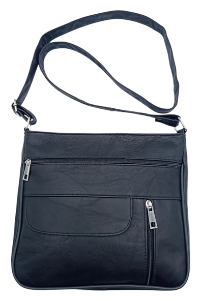 Hakiki Deri Kadın Omuz Çantası - Resim 6