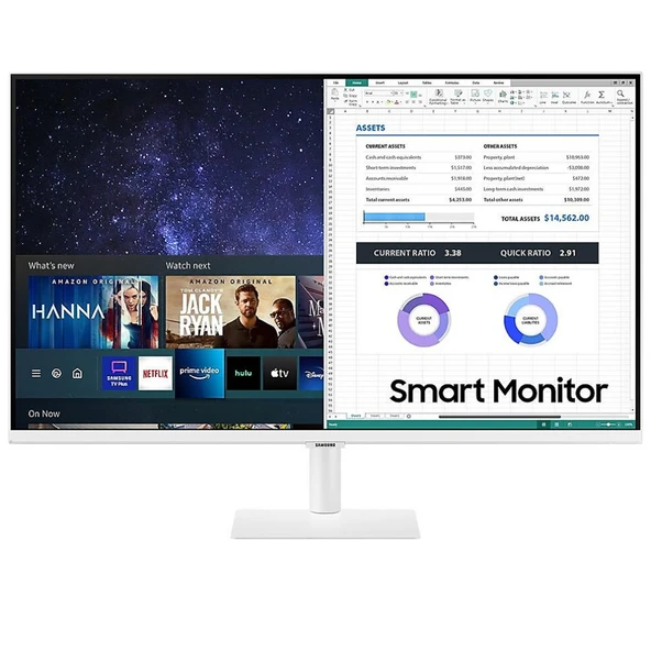 Samsung S32AM501NM 8 Ms 60 Hz 1920x1080 Pixel 32 İnç 81 Ekran Full Hd Smart Monitör Pc Ekran
