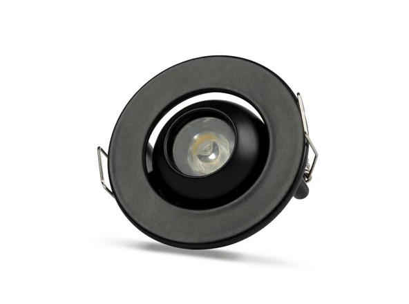 NOAS YL94 0202 Siyah Kasa 1W Led Spot 3200K Gün Işığı