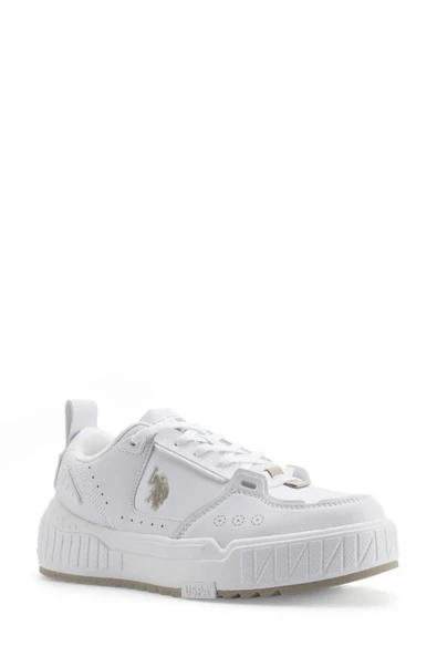 U.S. Polo Assn DANCE WMN 5FX Beyaz Kadın Sneaker Ayakkabı - 2