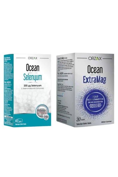 Ocean Selenyum 200 Mcg 60 Tablet + Ocean Extramag 30 Tablet
