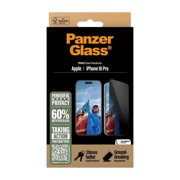 PanzerGlass iPhone 16 Pro UWF Hayalet Cam Ekran Koruyucu - 4