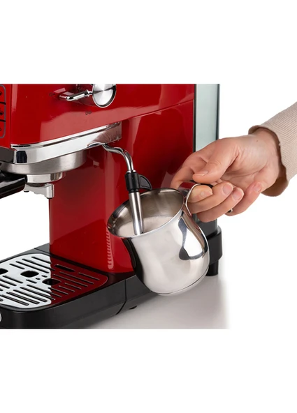 Ariete Moderna Kırmızı Espresso Slim Kahve Makinesi - 3