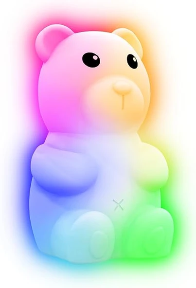 Lambalar AYI  LED Lamba Silikon Başucu Lambası ayı