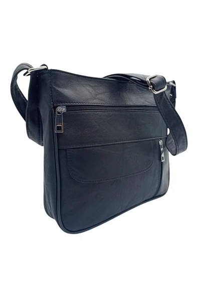 Hakiki Deri Kadın Omuz Çantası - Resim 3