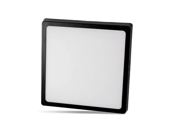 NOAS YL15 2401 S Siyah Kasa Sıva Üstü Kare 24W Led Spot 3200K Gün Işığı