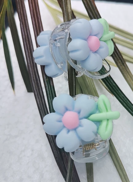 Monalisa Home Lüks Figürlü Renkli  İkili Kıstırma Toka ürün görseli