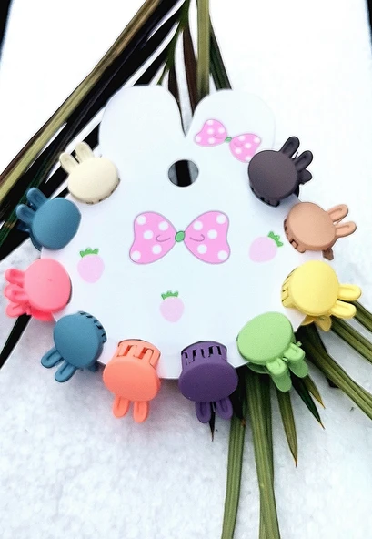 Monalisa Home Lüks Figürlü Renkli  Küçük Kıstırma Toka ürün görseli