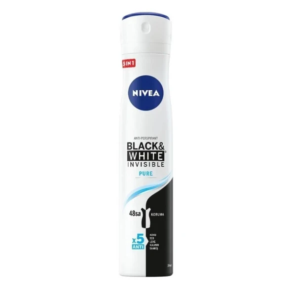 Nivea Invısıble Black & Whıte Pure Sprey Deodorant 150 ml Kadın
