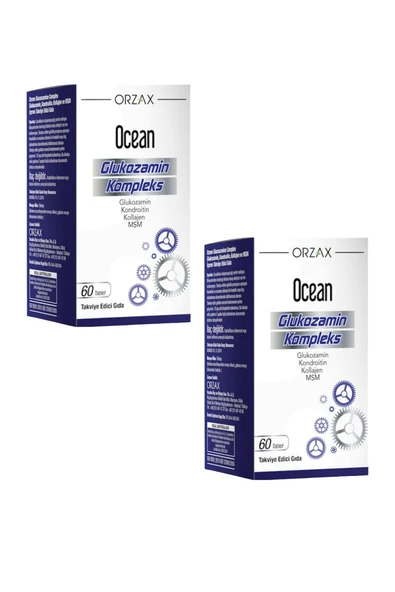 Ocean Glukozamin Kompleks 60 Tablet x 2 Adet