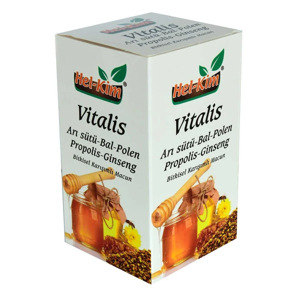 Vitalis Arı Sütü Bal Polen Propolis Ginsengli Bitkisel Macunnu 780 Gr - 4