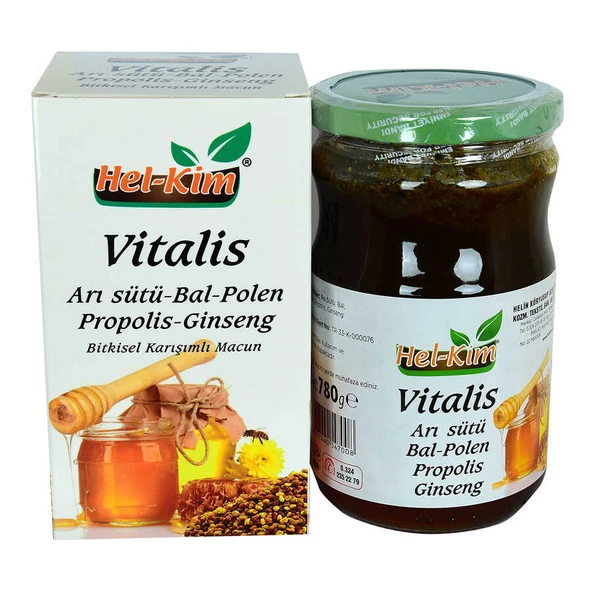 Vitalis Arı Sütü Bal Polen Propolis Ginsengli Bitkisel Macunnu 780 Gr - 2