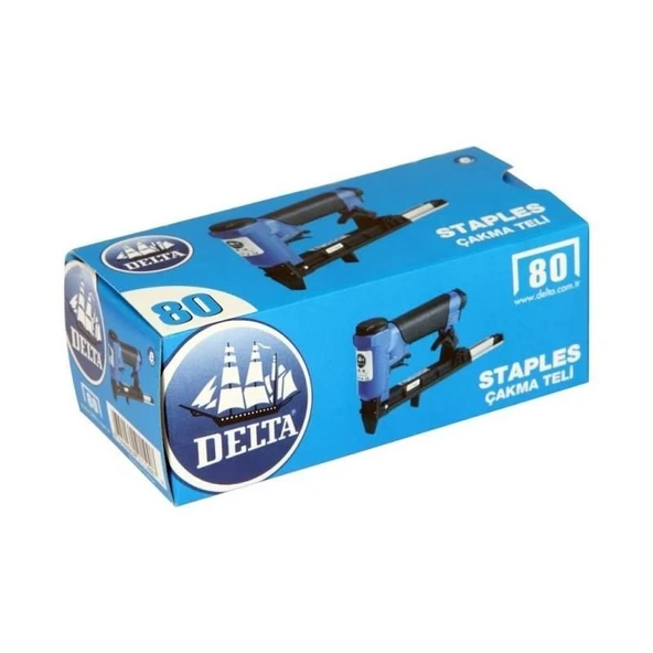 Delta 80/14 Çakma Zımba Teli 3000 Adet Kutu - 2