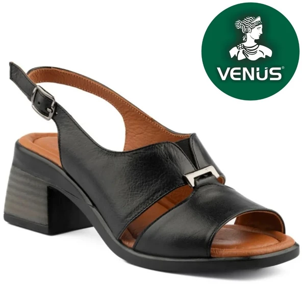 Venüs Lota Hakiki Deri Comfort Ortopedik Kadın Sandalet