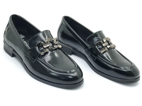 Venüs Lepus Hakiki Deri Comfort Casual Oxford Ortopedik Kadın Ayakkabı - Resim 4