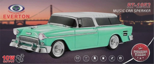 EVERTON RT-1952 Turkuaz Arabalı Radyo - 2