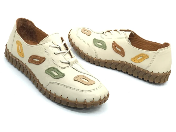 Venüs Pulsar Hakiki Deri Ortopedik Kadın Casual Ayakkabı - Resim 9