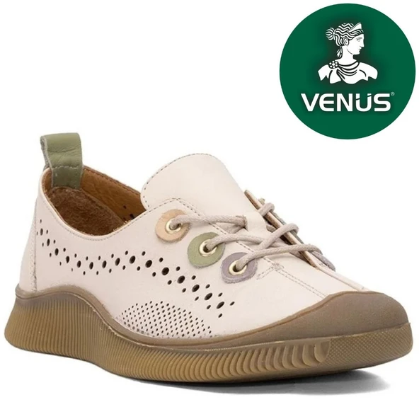 Venüs Pera Hakiki Deri Ortopedik Kadın Casual Ayakkabı - 8