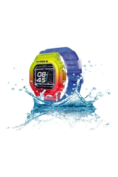 Polosmart Pssw08 Hyper-g Akıllı Saat Renkli Kalori Ölçer Nabız Ölçer Egzersiz Mod Su Geçirmez - 3