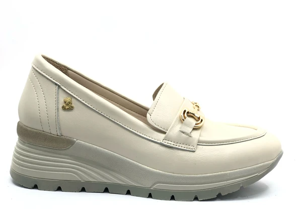 Venüs Hidra Hakiki Deri Ortopedik Oxford Kadın Aır-Flow Taban Klasik Ayakkabı - Resim 5