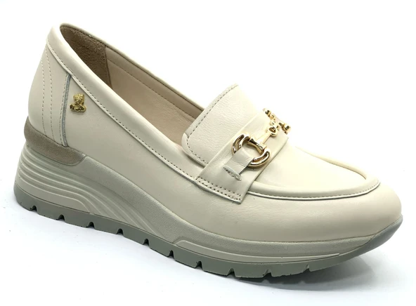 Venüs Hidra Hakiki Deri Ortopedik Oxford Kadın Aır-Flow Taban Klasik Ayakkabı - Resim 7