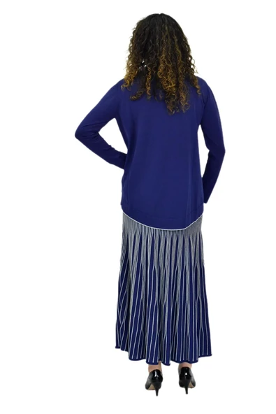 Kadın Merserize Kazak Etek Takım 140274 BGL-ST04078 - Resim 5