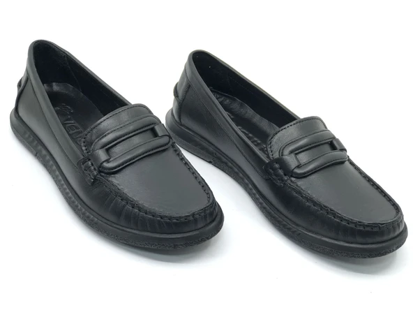 Venüs Vega Hakiki Deri Ortopedik Kadın Casual Ayakkabı - Resim 3