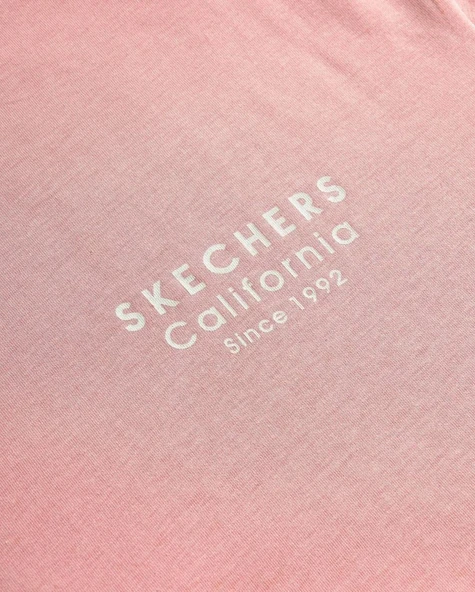 Skechers W Loose Fit Graphic Tee T-Shirt S2510134 Kadın Tişört - 4